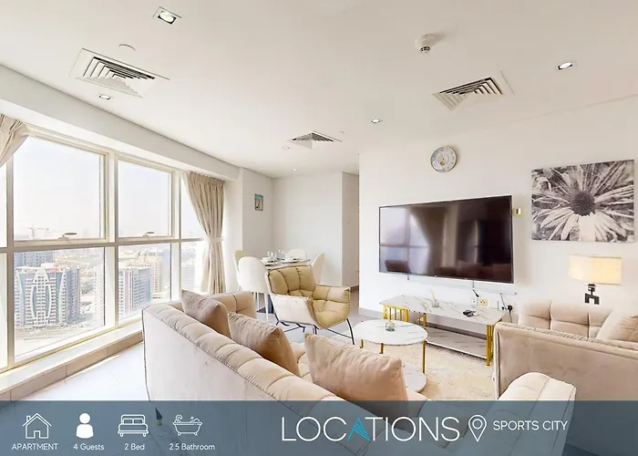 The Bridge - Tranquil Two Bedroom In Sports City
